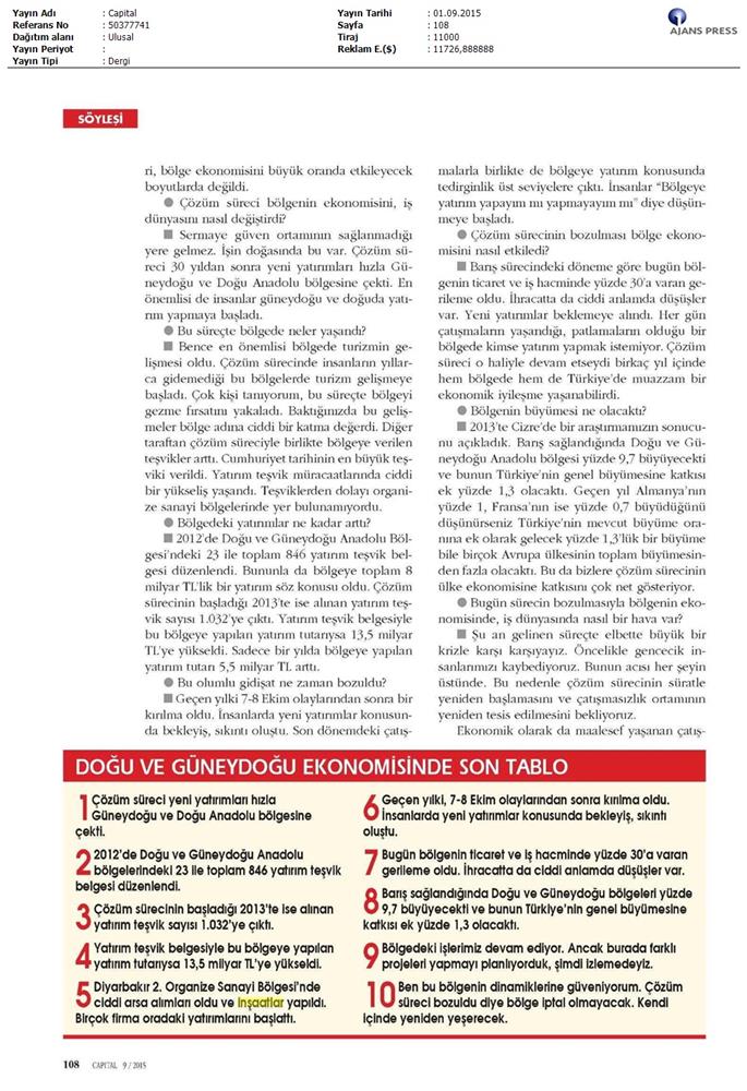 Tarkan Kadooğlu Capital Dergisi Roportaji - 4