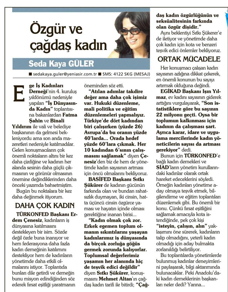 Temmuz 2012 TÜRKONFED Ve Kadin - 1