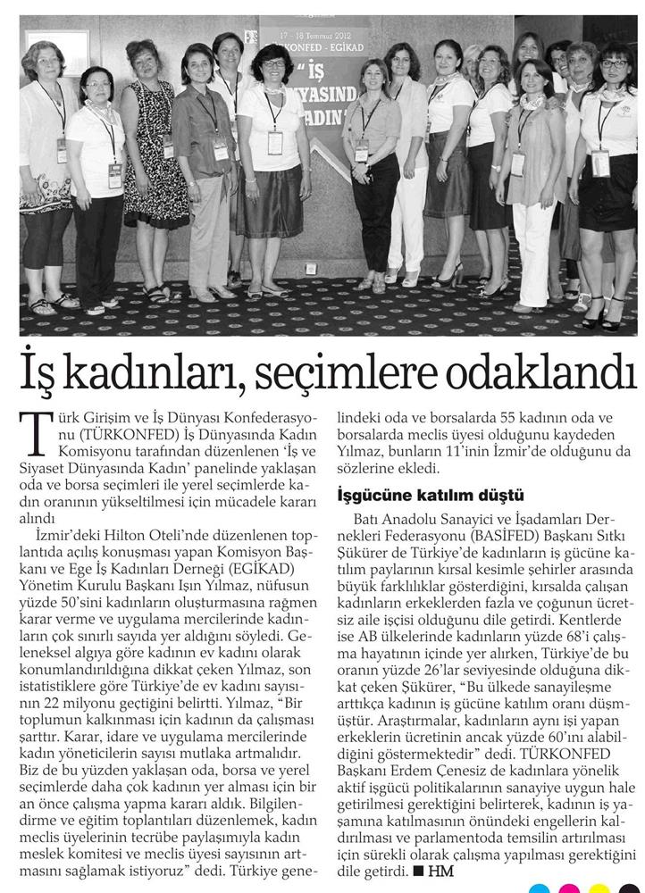 Temmuz 2012 TÜRKONFED Ve Kadin - 4