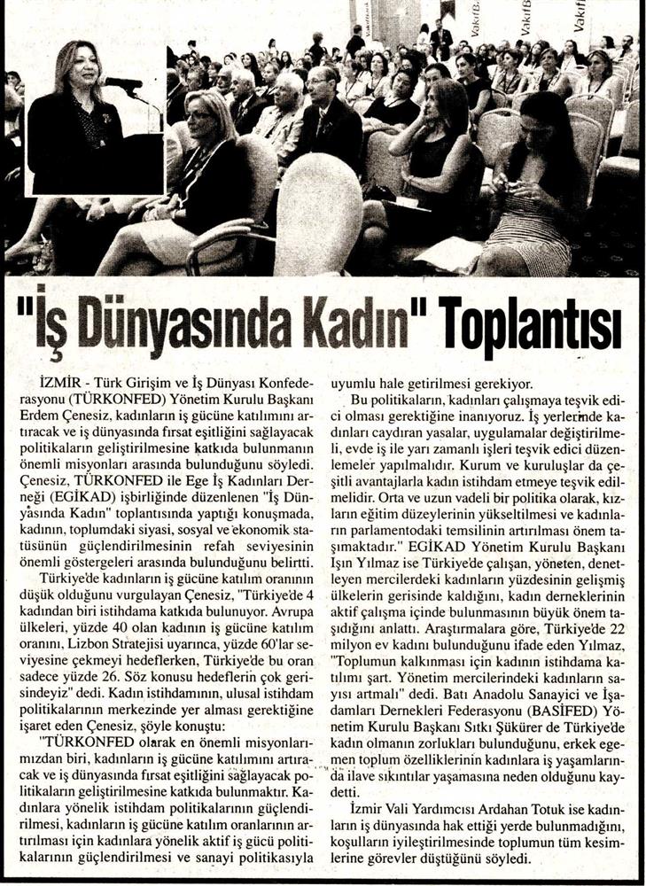 Temmuz 2012 TÜRKONFED Ve Kadin - 11
