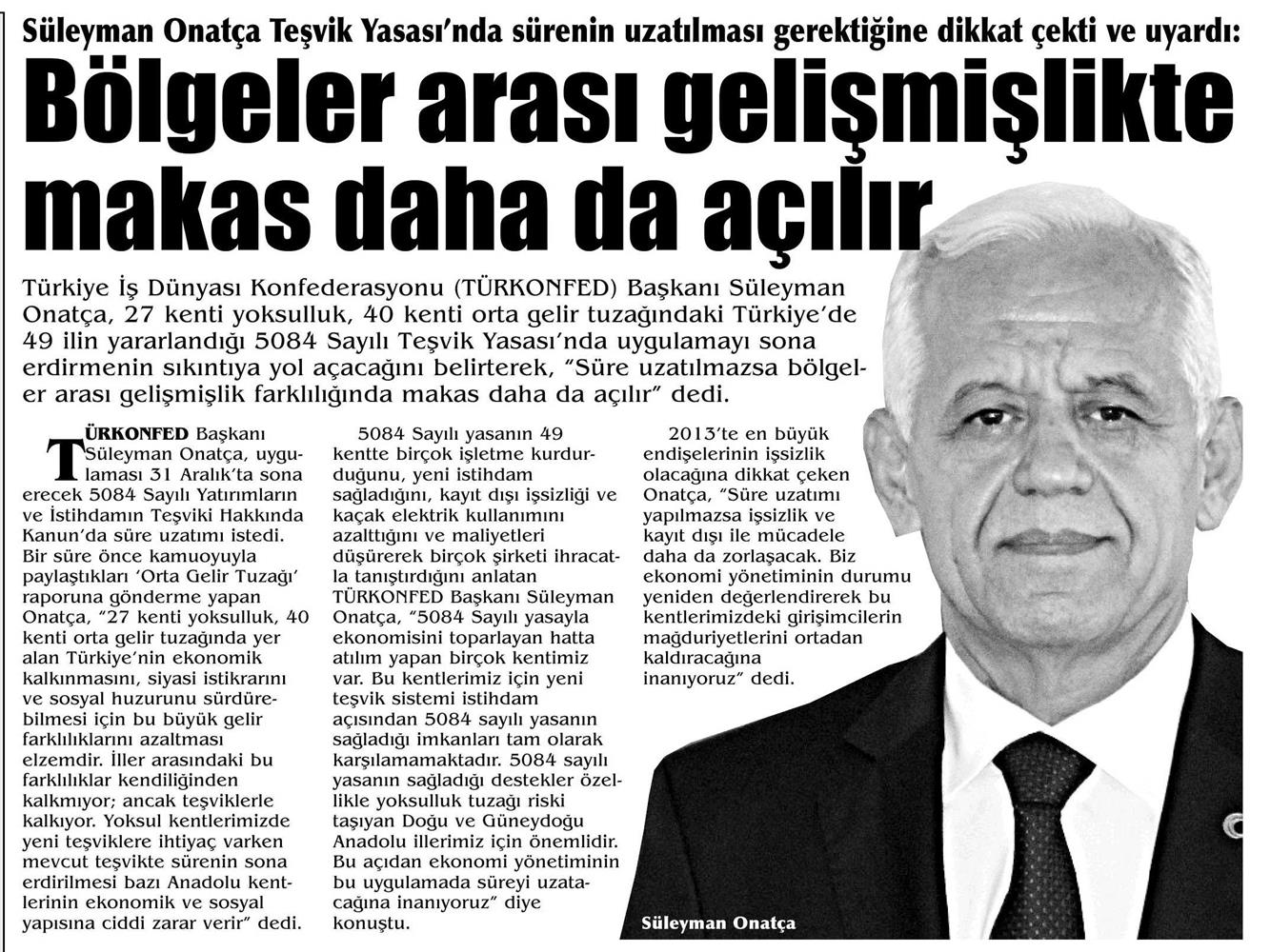 Tesvik Yasasinda Sure Uzatilmasi Istendi - 1