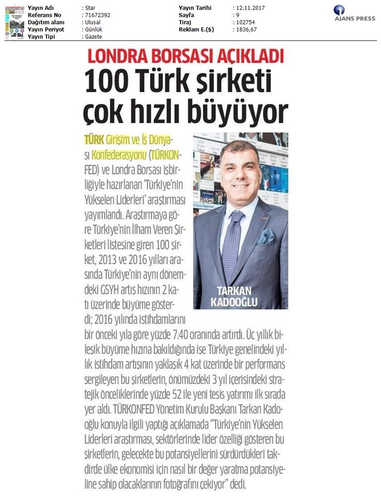 Türkiyenin Yukselen Liderleri Raporu Medya Yansimalari 12 Kasim 2017 Istanbul - 41