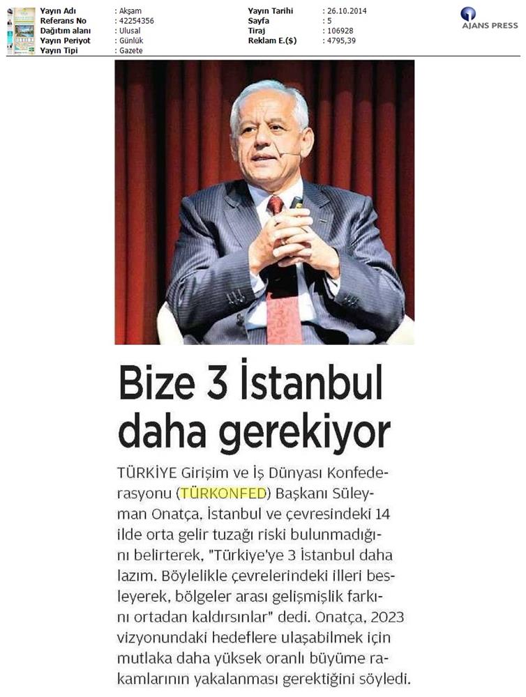 Türkiyeye 3 Istanbul Daha Gerekiyor - 4
