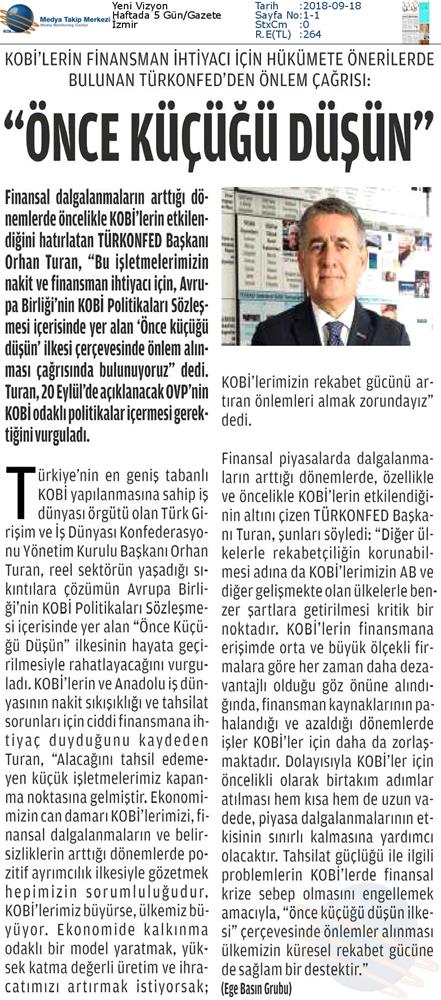 TÜRKONFED Once Kucugu Dusun Medya Yansimalari 17 Eylul 2018 - 17