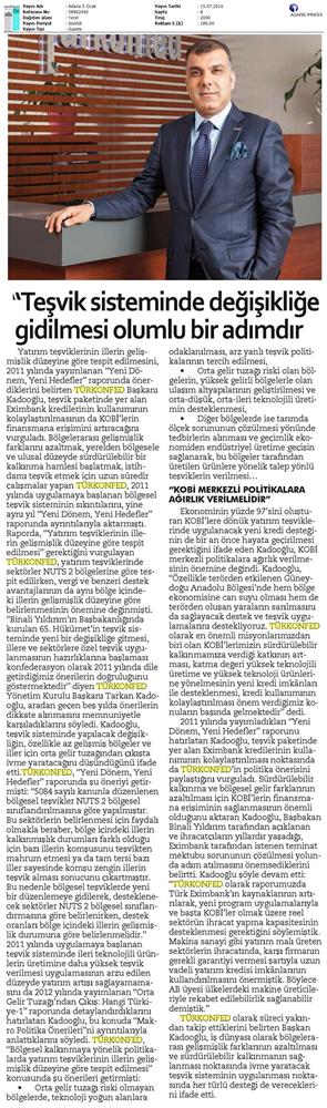 TÜRKONFED Tesvik Sistemi Degisikligi Aciklamasi - 2