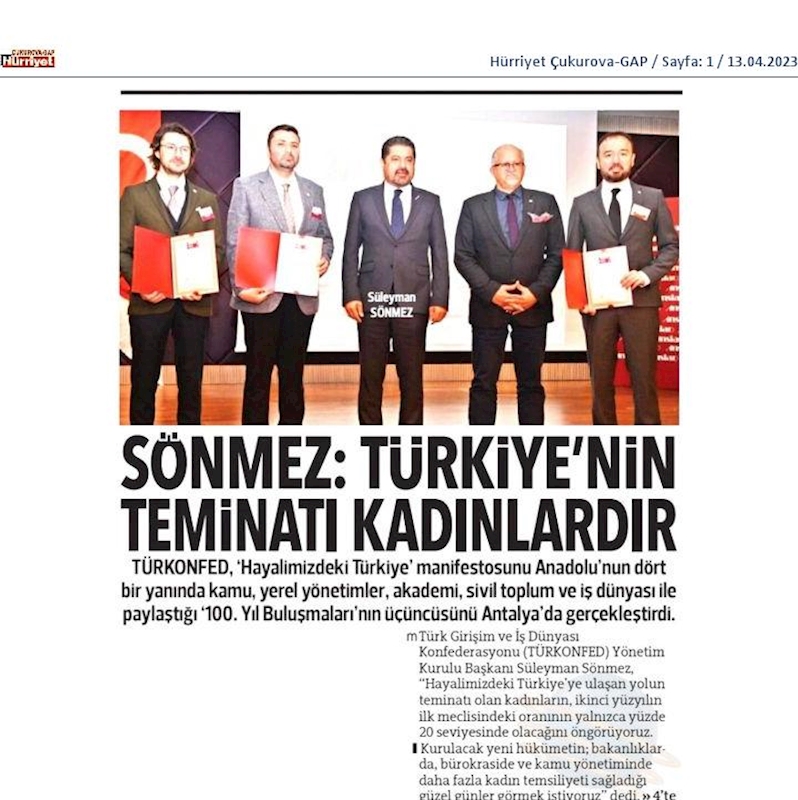 TÜRKONFED 100 Yil Buluşmalari 12 Nisan 2023 Antalya - 19