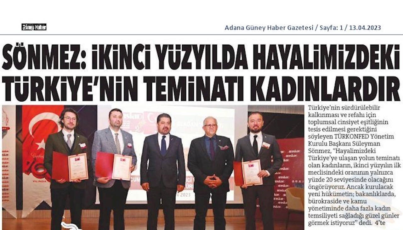 TÜRKONFED 100 Yil Buluşmalari 12 Nisan 2023 Antalya - 25