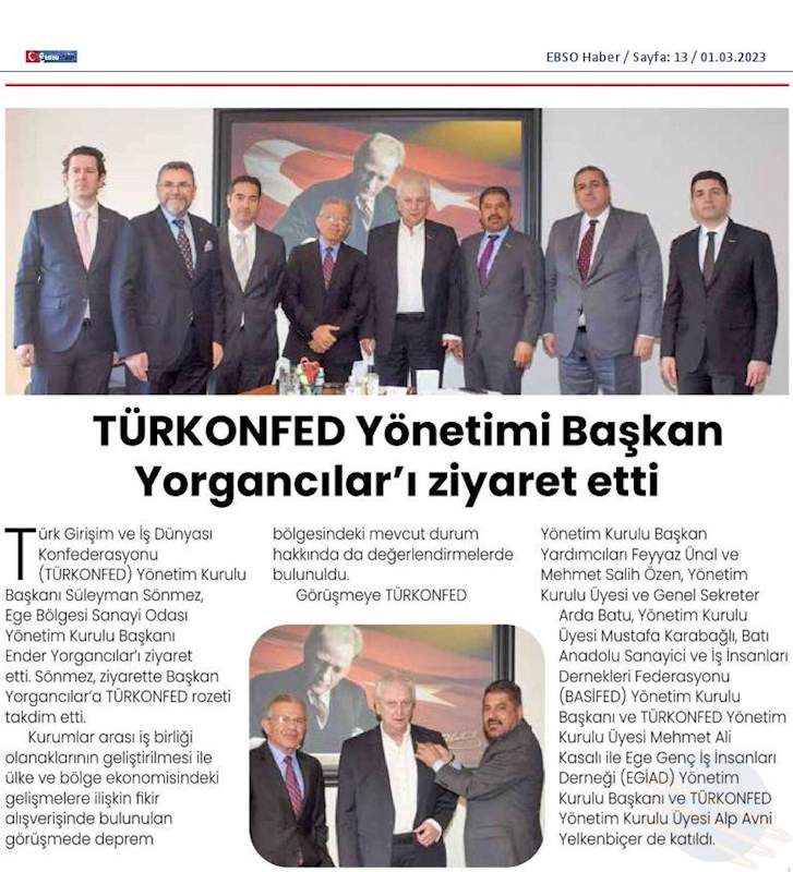 TÜRKONFED 100 Yil Buluşmalari Izmir 24 Ocak 2023 - 8