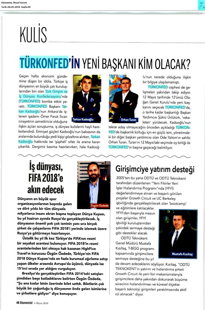TÜRKONFED 13 Olagan Genel Kurulu Basin Yansimalari 12 Mayis 2018 Istanbul - 26