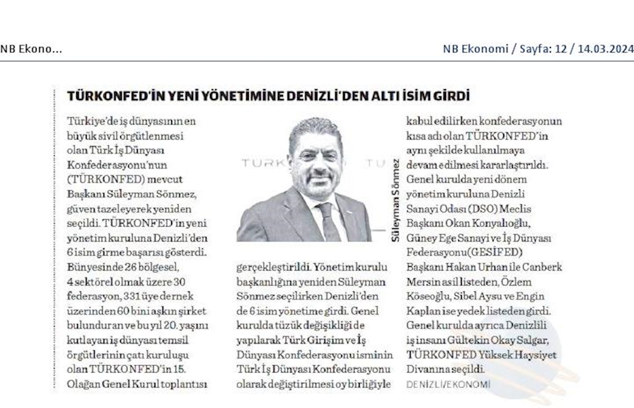 TÜRKONFED 15 Olagan Genel Kurul Toplantısı 9 Mart 2024 Istanbul - 6