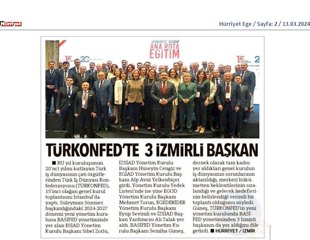 TÜRKONFED 15 Olagan Genel Kurul Toplantısı 9 Mart 2024 Istanbul - 8