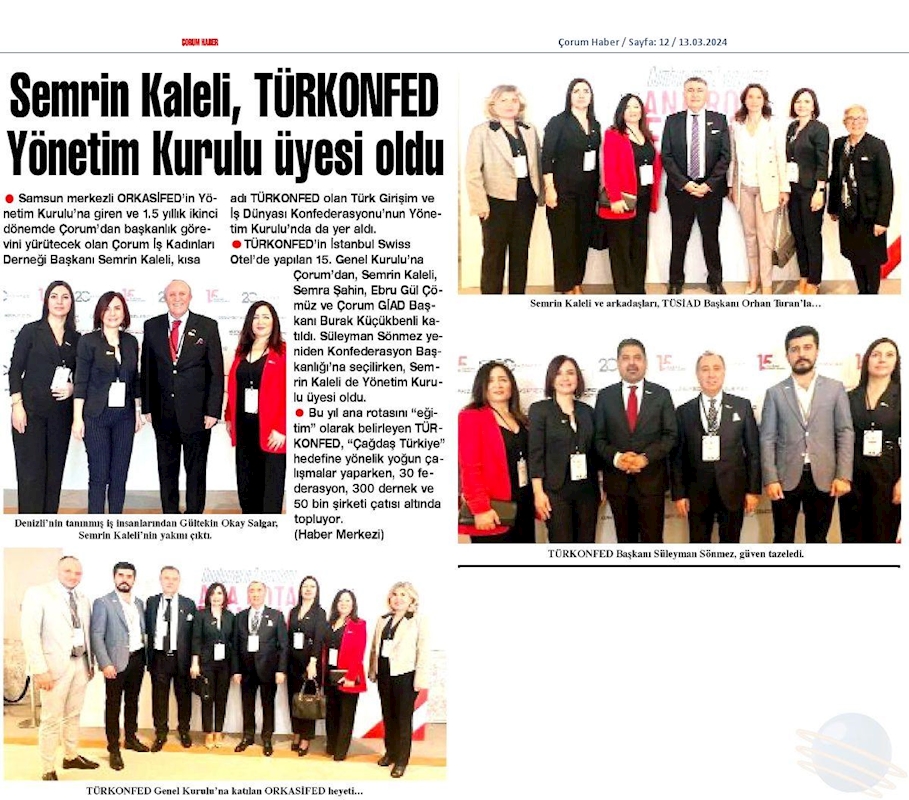 TÜRKONFED 15 Olagan Genel Kurul Toplantısı 9 Mart 2024 Istanbul - 16