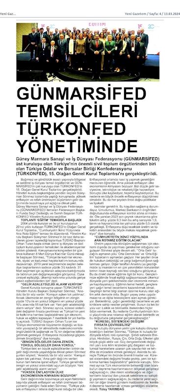 TÜRKONFED 15 Olagan Genel Kurul Toplantısı 9 Mart 2024 Istanbul - 17