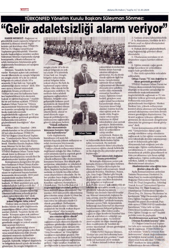 TÜRKONFED 15 Olagan Genel Kurul Toplantısı 9 Mart 2024 Istanbul - 20