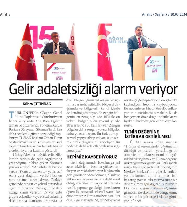 TÜRKONFED 15 Olagan Genel Kurul Toplantısı 9 Mart 2024 Istanbul - 56