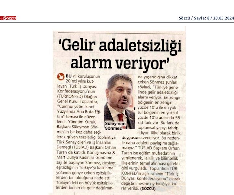 TÜRKONFED 15 Olagan Genel Kurul Toplantısı 9 Mart 2024 Istanbul - 57