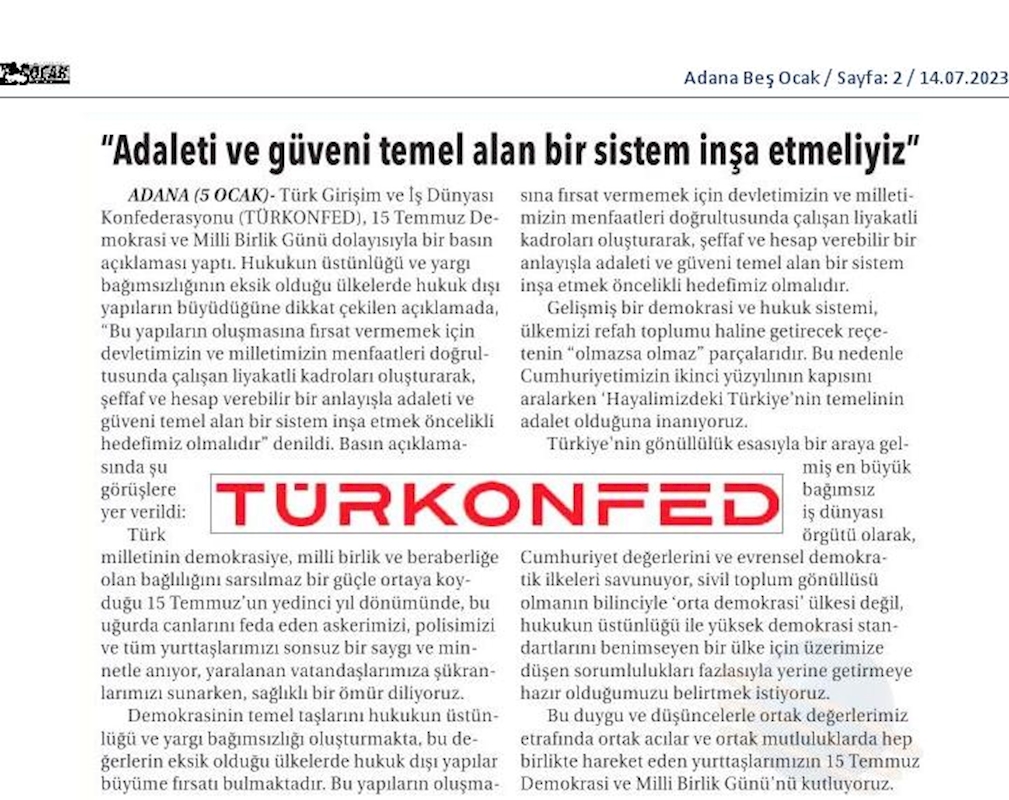 TÜRKONFED 15 Temmuz Basin Aciklamasi 14 Temmuz 2023 - 6