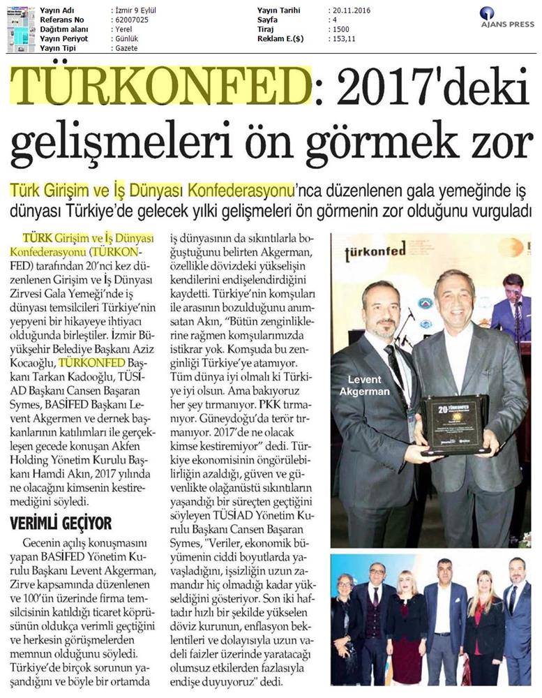 TÜRKONFED 20 Girişim Ve Is Dunyasi Zirvesi 1911206 - 33