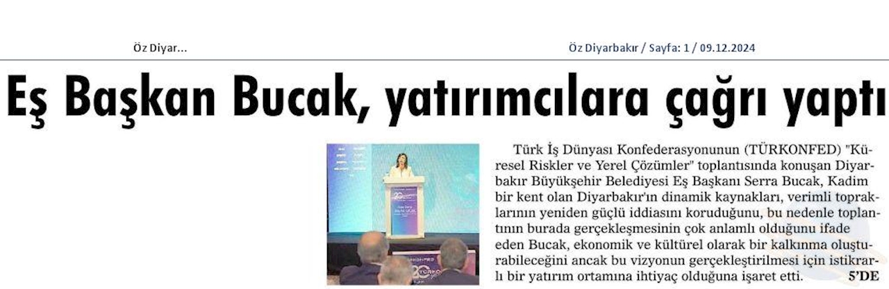 TÜRKONFED 20 Yil Zirvesi 7 Aralik 2024 Diyarbakir - 33
