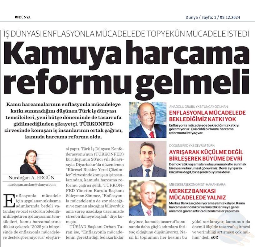 TÜRKONFED 20 Yil Zirvesi 7 Aralik 2024 Diyarbakir - 46