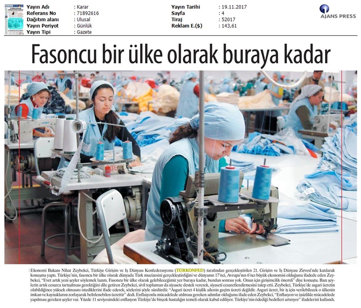 TÜRKONFED 21 Girişim Ve Is Dunyasi Zirvesi Medya Yansimalari 18 Kasim 2017 - 43