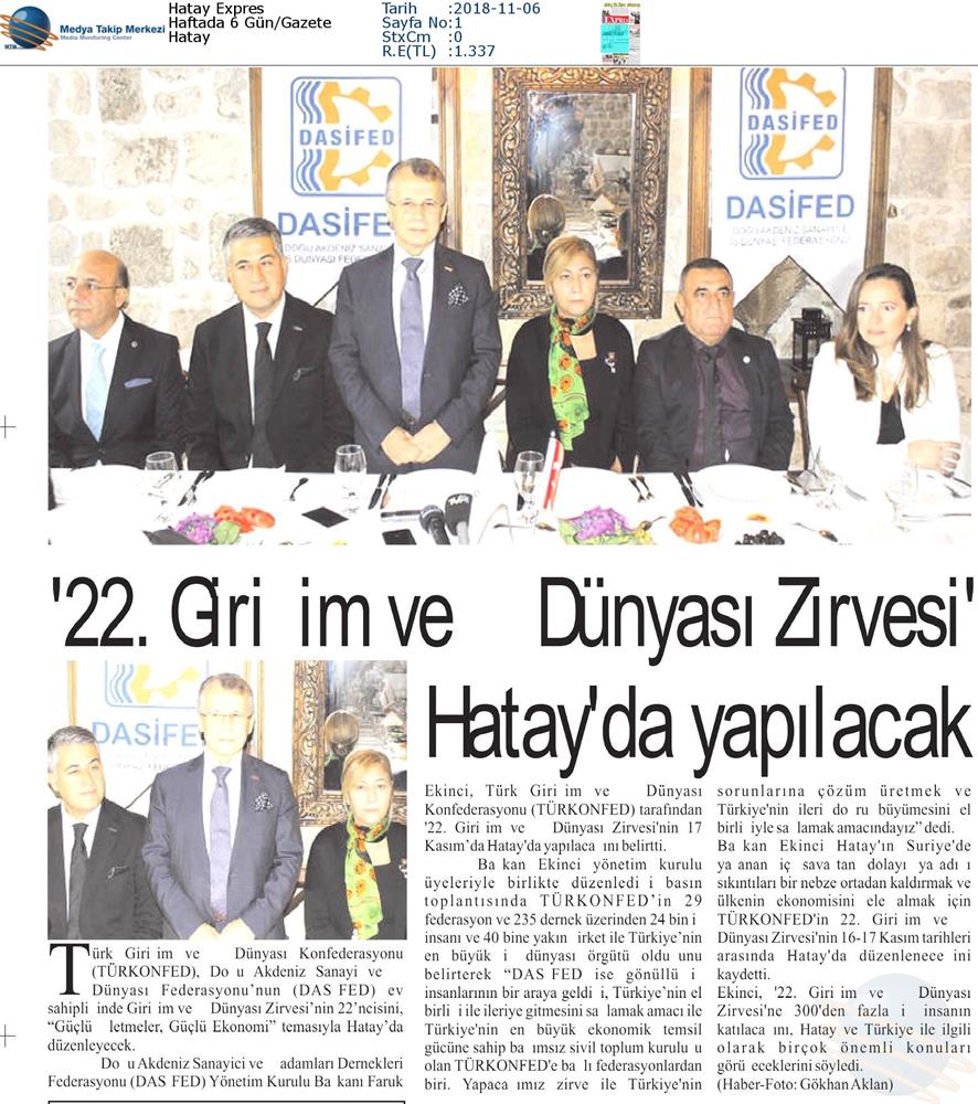 TÜRKONFED 22 Girişim Ve Is Dunyasi Zirvesi 16 17 Kasim Hatay - 38