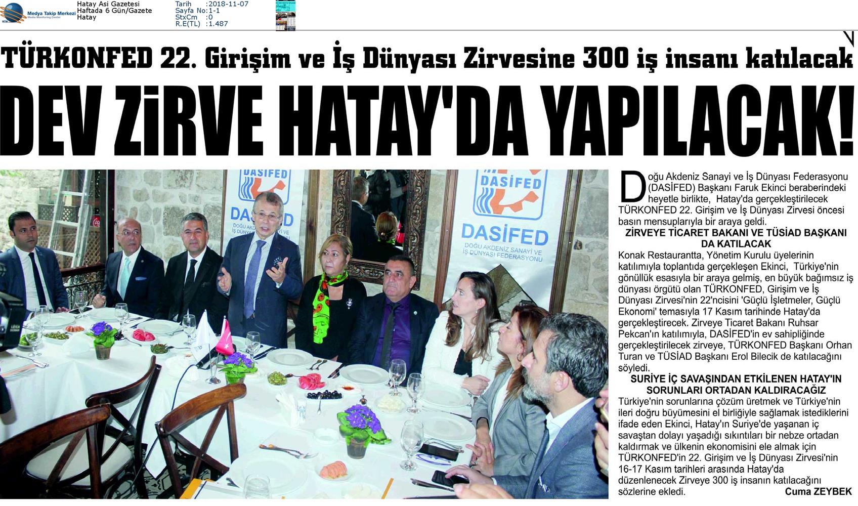 TÜRKONFED 22 Girişim Ve Is Dunyasi Zirvesi 16 17 Kasim Hatay - 46