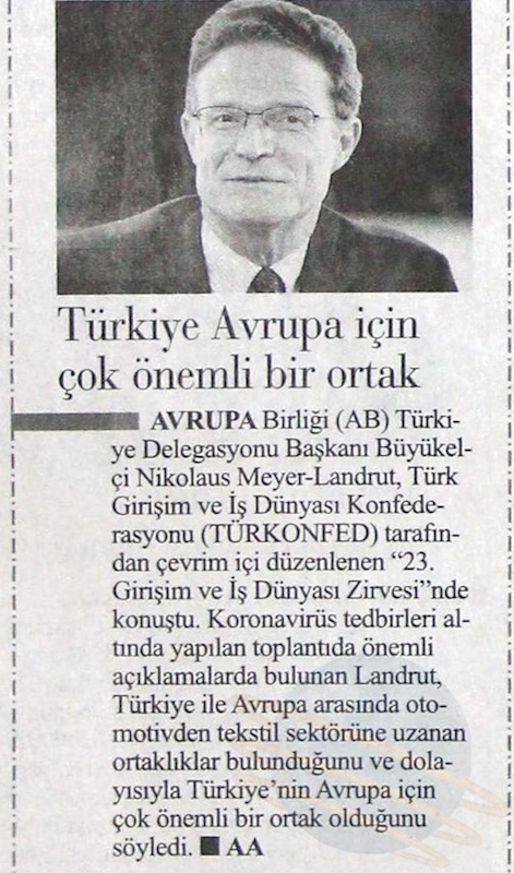 TÜRKONFED 23 Girişim Ve Is Dunyasi Zirvesi Basin Yansimalari 27 Nisan 2021 - 3