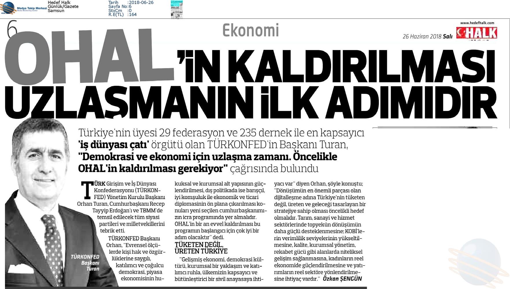 TÜRKONFED 24 Haziran Cumhurbaskanligi Hukumet Sistemi Ve Milletvekilligi Secimleri Aciklamasi - 6