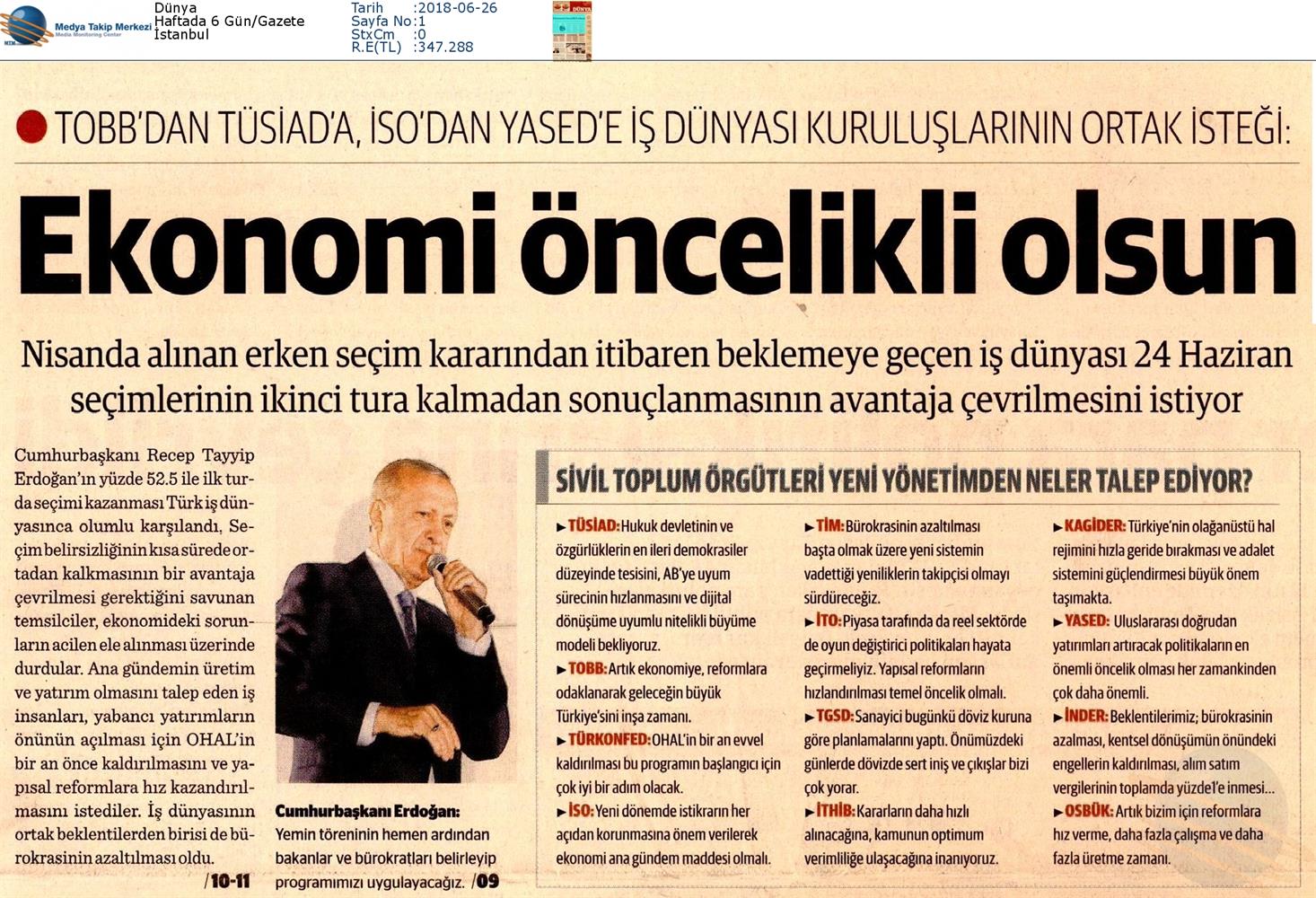 TÜRKONFED 24 Haziran Cumhurbaskanligi Hukumet Sistemi Ve Milletvekilligi Secimleri Aciklamasi - 20
