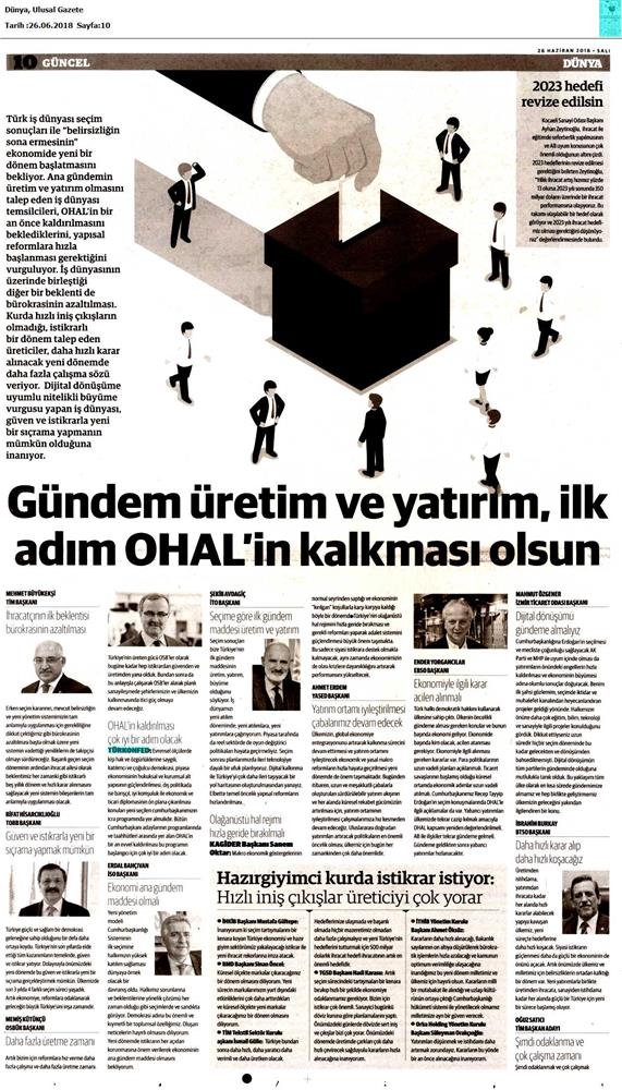 TÜRKONFED 24 Haziran Cumhurbaskanligi Hukumet Sistemi Ve Milletvekilligi Secimleri Aciklamasi - 21