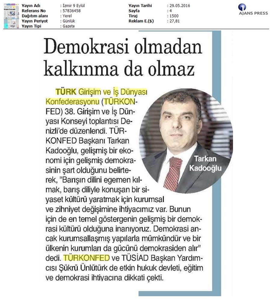 TÜRKONFED 38 Girişim Ve Is Dunyasi Konseyi - 6