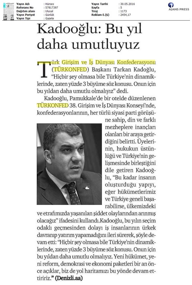 TÜRKONFED 38 Girişim Ve Is Dunyasi Konseyi - 15