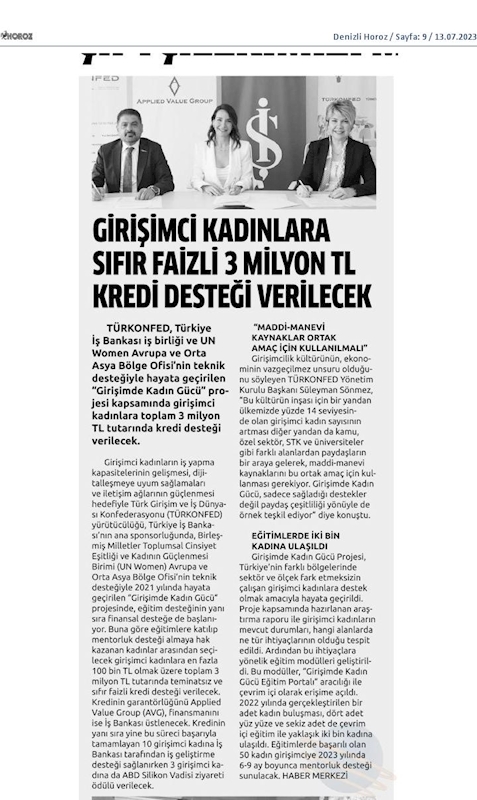 TÜRKONFED Avg Ve Is Bankasi Imza Toreni 12 Haziran 2023 Istanbul - 10