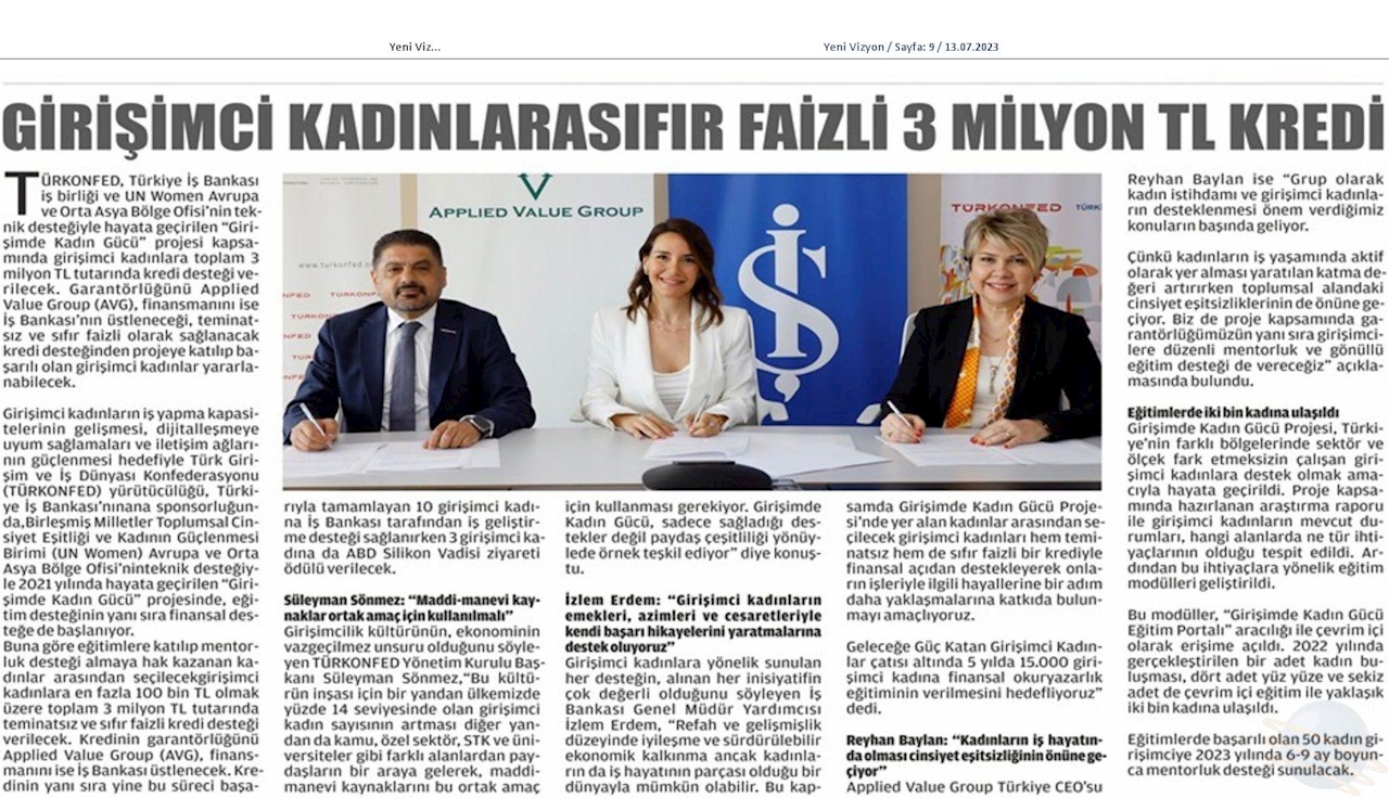 TÜRKONFED Avg Ve Is Bankasi Imza Toreni 12 Haziran 2023 Istanbul - 13