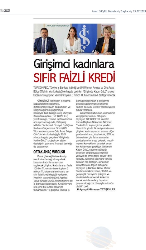 TÜRKONFED Avg Ve Is Bankasi Imza Toreni 12 Haziran 2023 Istanbul - 17