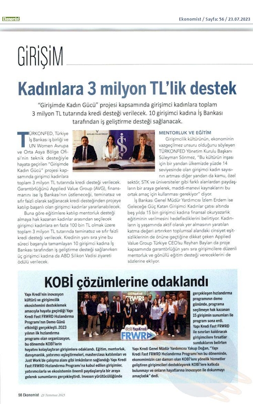 TÜRKONFED Avg Ve Is Bankasi Imza Toreni 12 Haziran 2023 Istanbul - 23