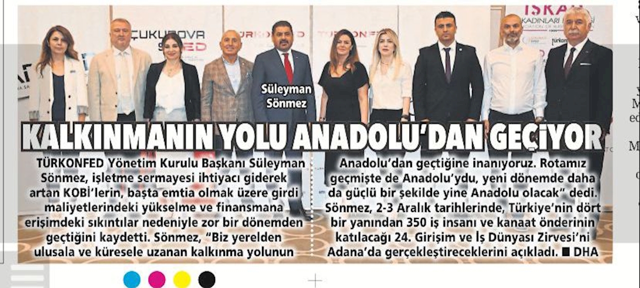 TÜRKONFED Basin Toplantısı 3 Agustos 2022 Adana - 13