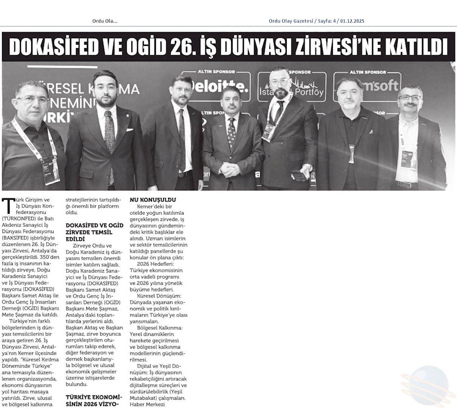 TÜRKONFED Başkani Suleyman Sönmez Sanayide Biz Üretiyoruz Kar Baskasinin Hanesine Yaziliyor - 11