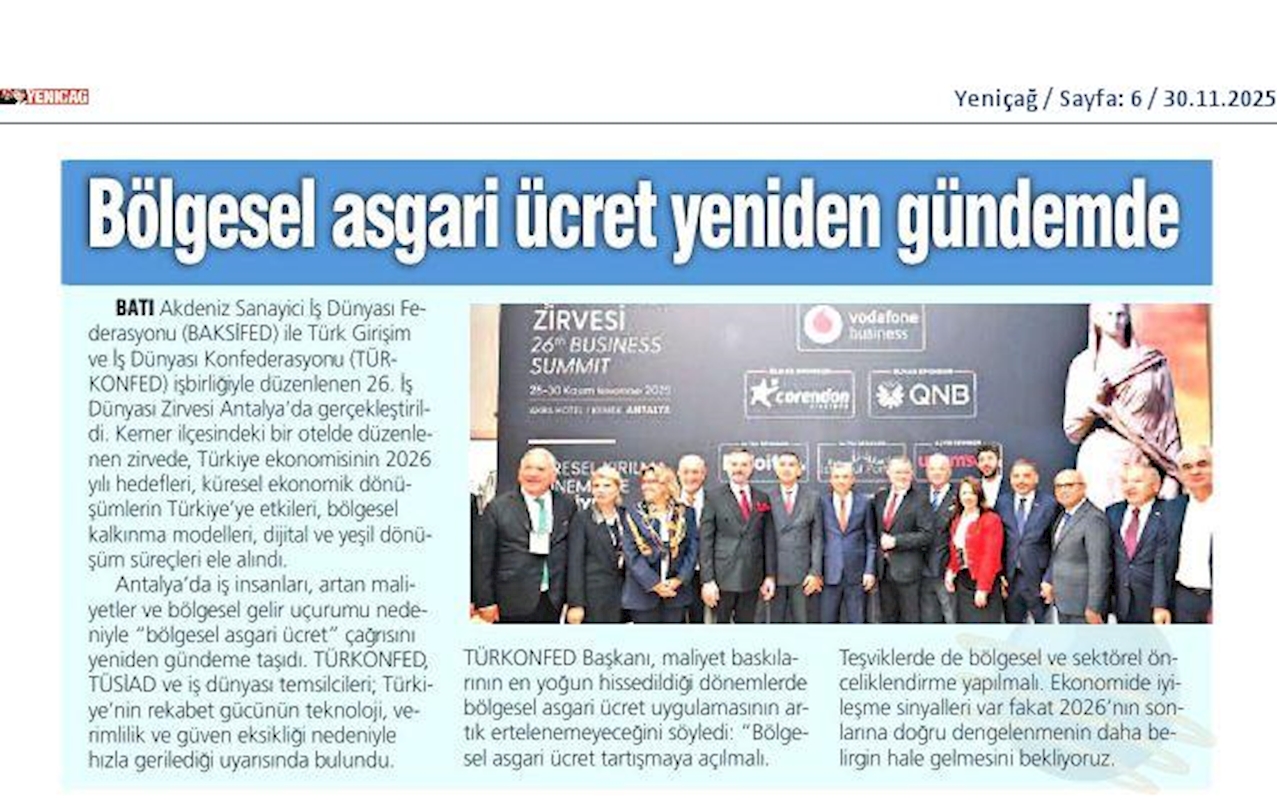 TÜRKONFED Başkani Suleyman Sönmez Sanayide Biz Üretiyoruz Kar Baskasinin Hanesine Yaziliyor - 28