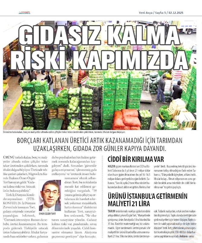 TÜRKONFED Başkani Suleyman Sönmez Sanayide Biz Üretiyoruz Kar Baskasinin Hanesine Yaziliyor - 37
