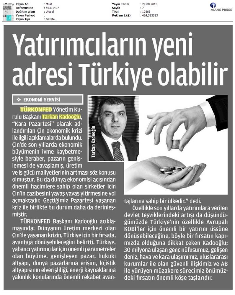 TÜRKONFED Cin Krizi Aciklamasi Basin Yansimalari - 3