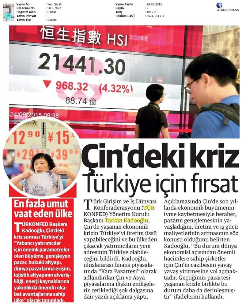 TÜRKONFED Cin Krizi Aciklamasi Basin Yansimalari - 7