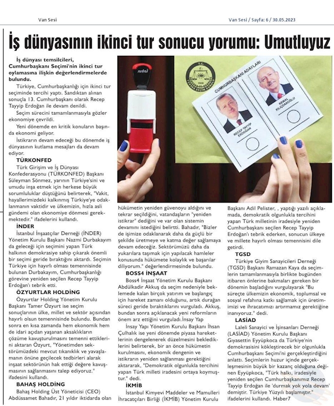 TÜRKONFED Cumhurbaskanligi Secim Sonucu Basin Aciklamasi 29 Mayis 2023 - 37