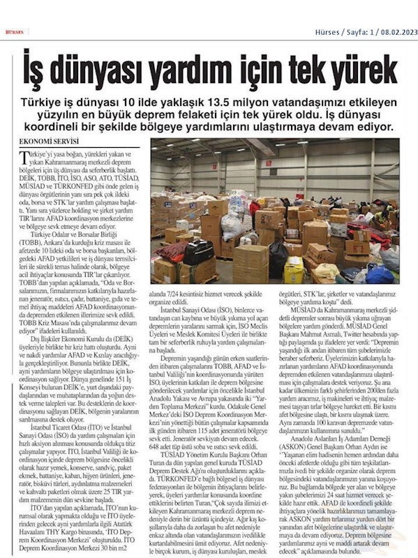 TÜRKONFED Deprem Basin Aciklamasi 6 Subat 2023 - 10