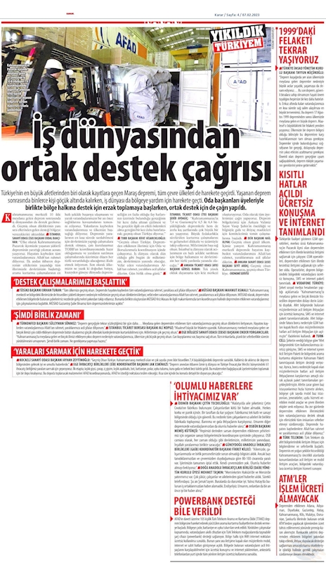TÜRKONFED Deprem Basin Aciklamasi 6 Subat 2023 - 20