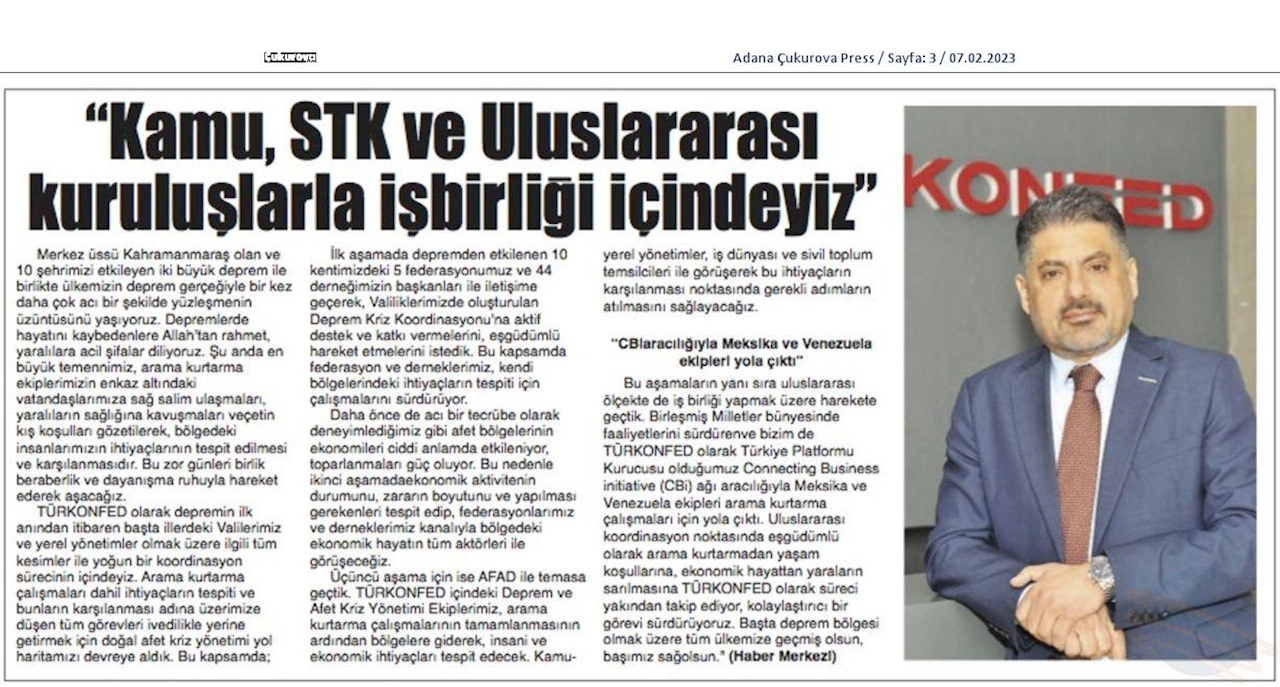TÜRKONFED Deprem Basin Aciklamasi 6 Subat 2023 - 31