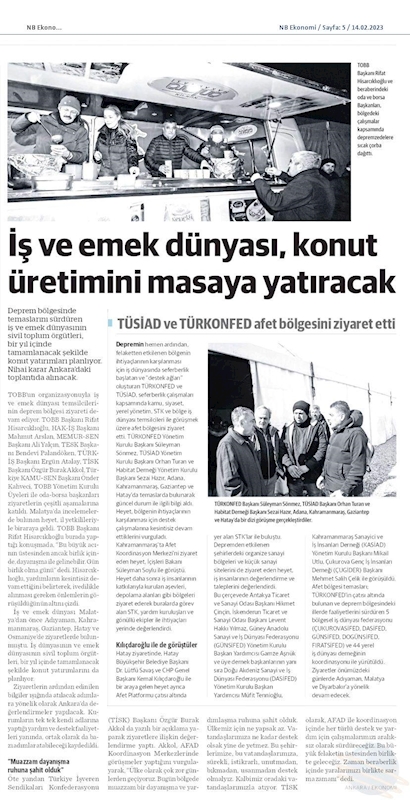 TÜRKONFED Deprem Basin Bulteni 14022023 - 12