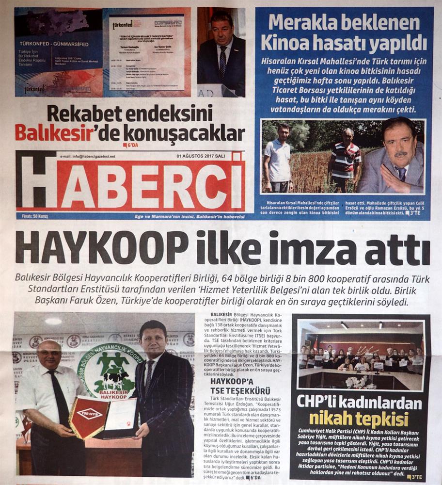 TÜRKONFED Gunmarsifed Türkiye Icin Bir Rekabet Endeksi Rapor Tanitim Toplantısı Medya Yansimalari 5 Agustos 2017 - 31