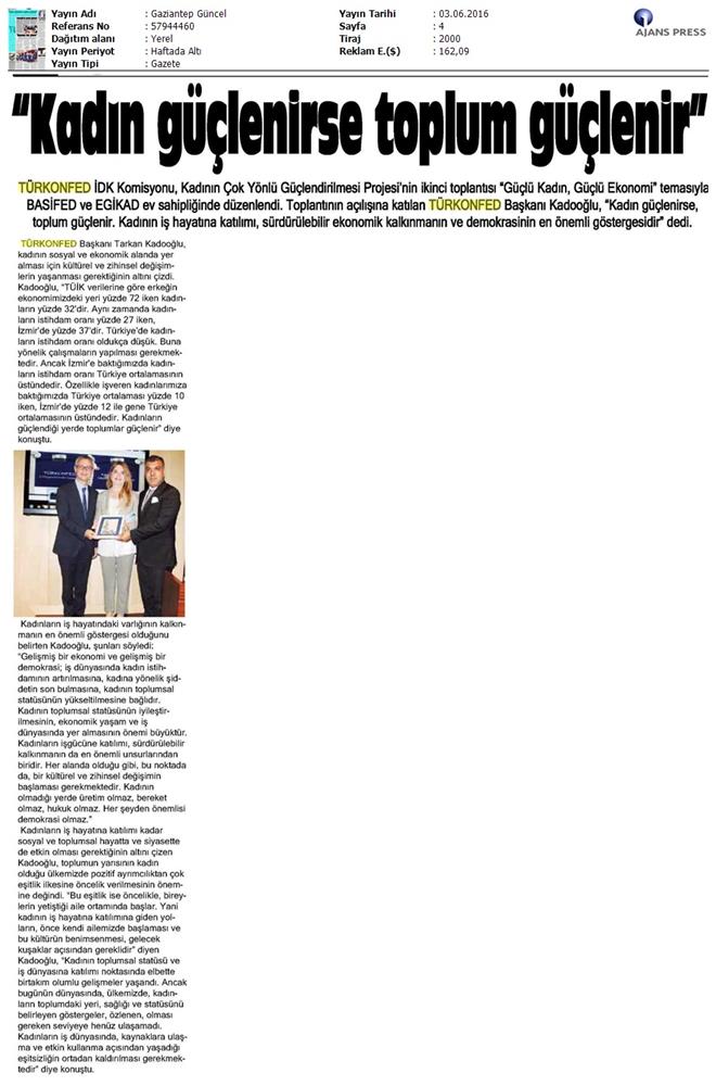 TÜRKONFED İDK Komisyonu Kadinin Cok Yonlu Guclendirilmesi Projesi Izmir - 7